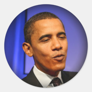 Präsident Barack Obama Runder Aufkleber
