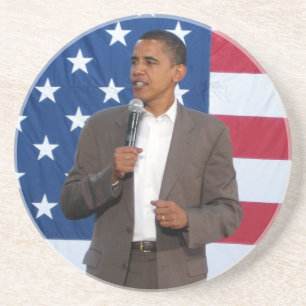 Präsident Barack Obama Sandstein Untersetzer