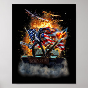 Präsident Barack Obama, Staaten Poster