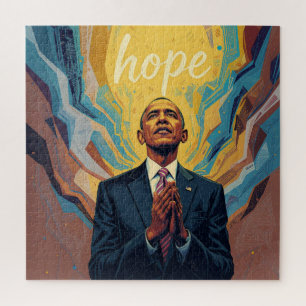 Präsident Barack Obama und die Botschaft der Hoffn