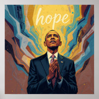 Präsident Barack Obama und die Botschaft der Hoffn