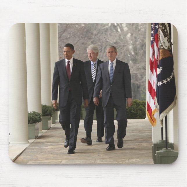 Präsident Barack Obama und ehemalige Präsidenten Mousepad (Vorne)