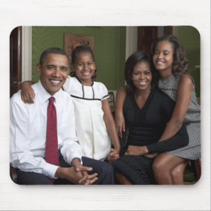 Präsident Barack Obama und Familie Mousepad