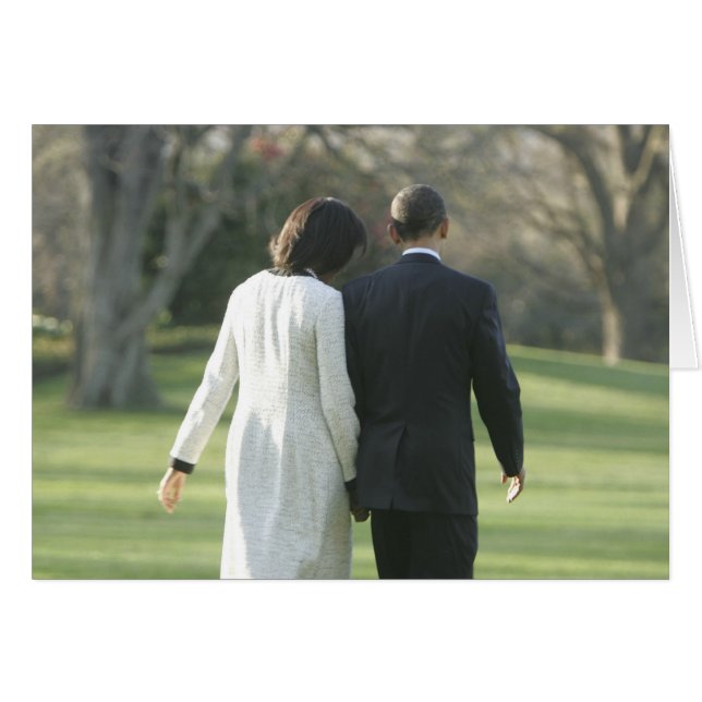 Präsident Barack Obama und First Lady Michelle (Vorderseite (Horizontal))