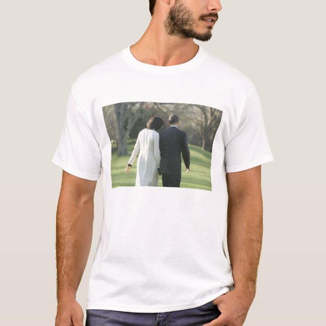 Präsident Barack Obama und First Lady Michelle T-Shirt (Vorderseite)