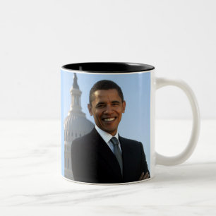 Präsident Barack Obama Zweifarbige Tasse