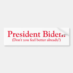 Präsident Biden! Autoaufkleber