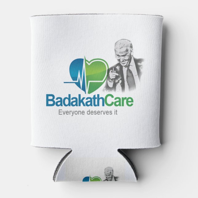 Präsident Biden - Badakathcare-Zitat Dosenkühler (Vorderseite)
