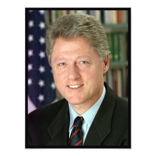 Präsident Bill Clinton Foto (Vorne)