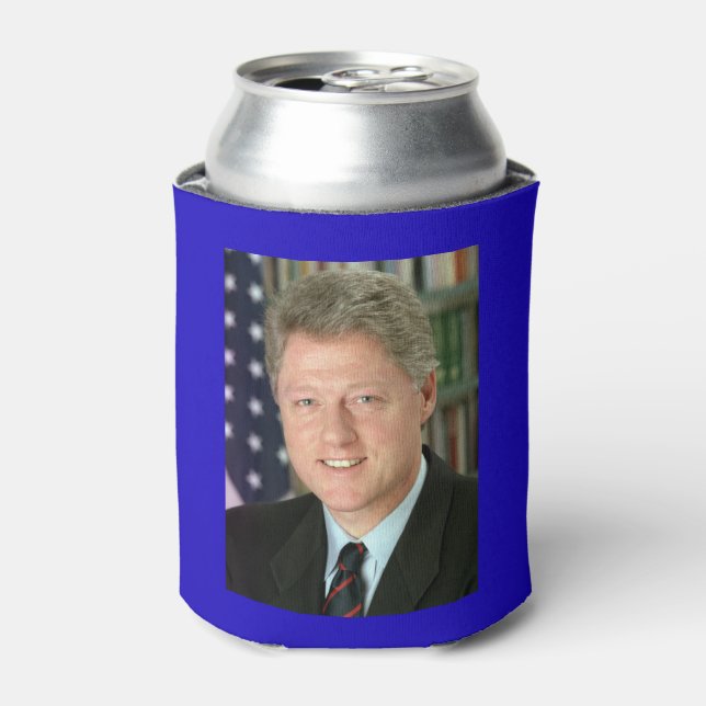 Präsident Bill Clinton Foto Dosenkühler (Kanne Vorderseite)