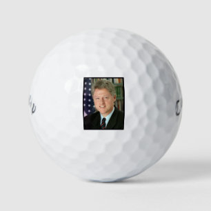Präsident Bill Clinton Foto Golfball