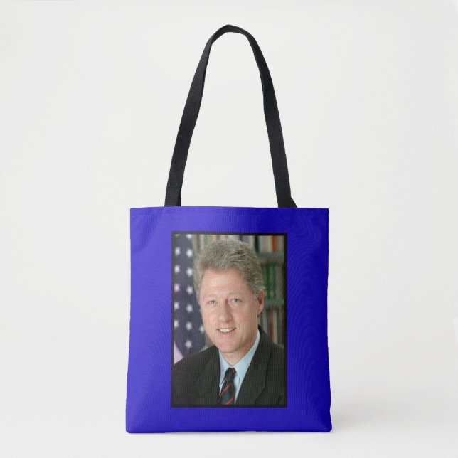 Präsident Bill Clinton Foto Tasche (Vorderseite)