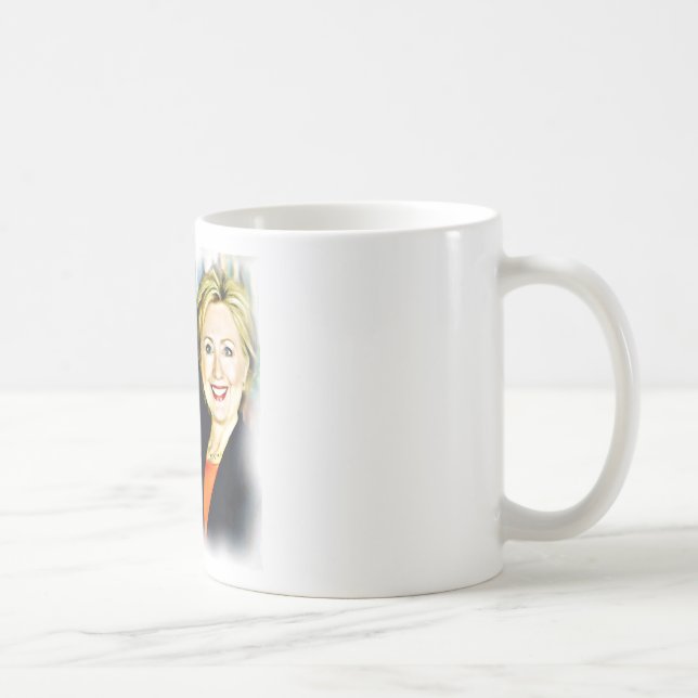 Präsident Bill Clinton und Präsidentin Hillary Cli Kaffeetasse (Rechts)