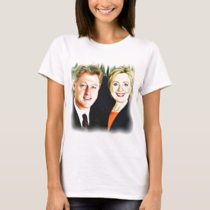 Präsident Bill Clinton und Präsidentin Hillary Cli T-Shirt