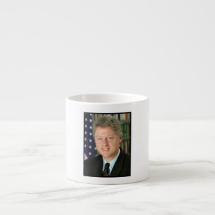 Präsident Bill Clinton Weißes Haus Foto Espressotasse