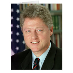 Präsident Bill Clinton White House Foto