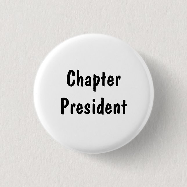 Präsident Button (Vorderseite)