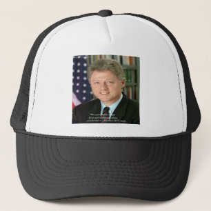 Präsident Clinton "Helping Other" Weisheitsgeschen Truckerkappe