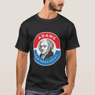 Präsident der amerikanischen Geschichte John Adams T-Shirt