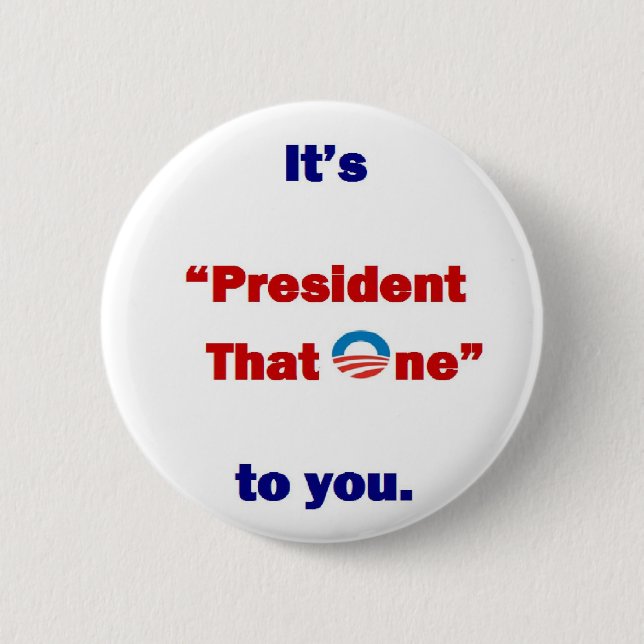 Präsident der einer button (Vorderseite)