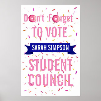 Präsident der Poster-Klasse, Studentenrat Poster