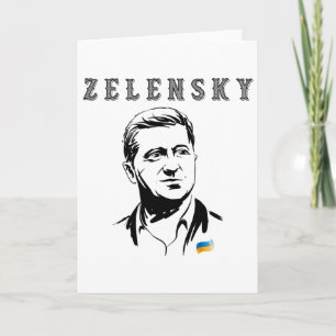Präsident der Ukraine Wolodymyr Selenskyj Karte