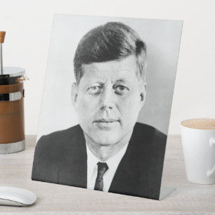 Präsident der Vereinigten Staaten John Kennedy Prä Sockelschild