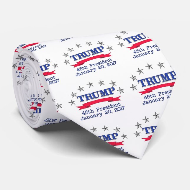 Präsident des Trumpf-45. Krawatte (Gerollt)