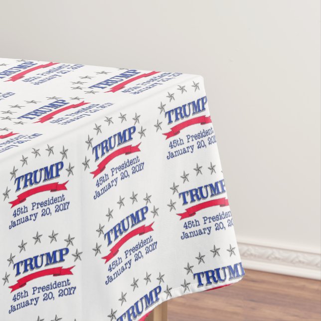 Präsident des Trumpf-45. Tischdecke (Beispiel)