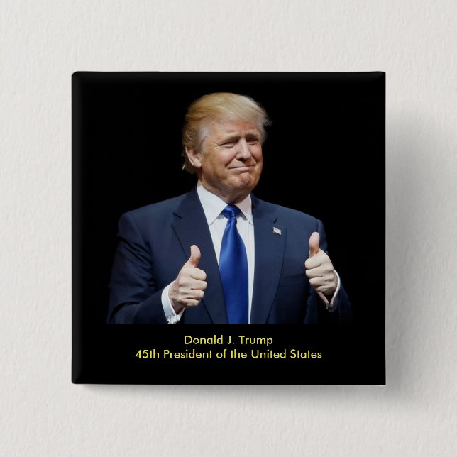 Präsident Donald-J. Trump 45. Button (Vorderseite)