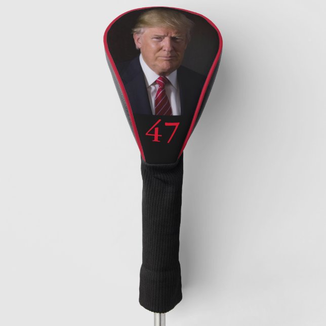 Präsident Donald J. Trump 47. Golf Headcover (Vorderseite)