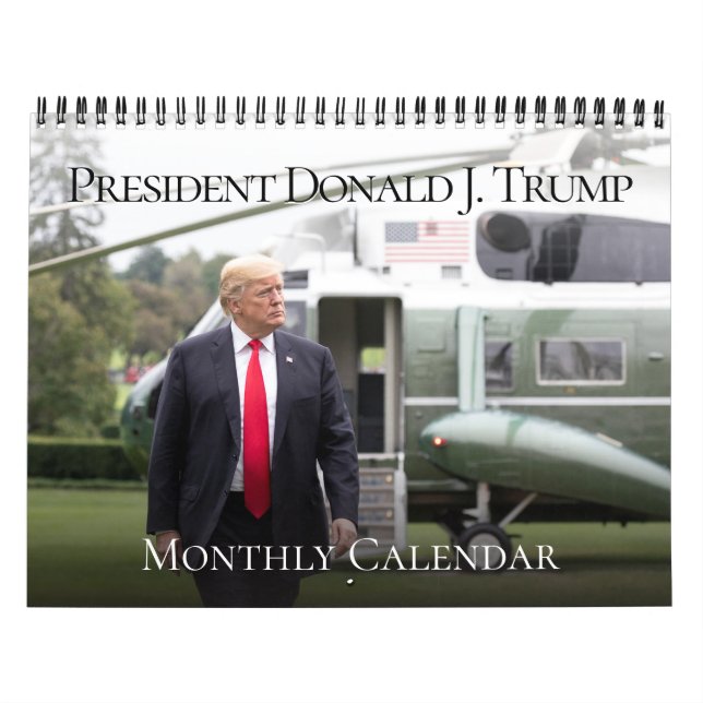 Präsident Donald J Trump Foto 2025 Kalender (Titelbild)