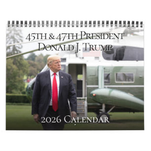 Präsident Donald J Trump Foto 2025 Kalender