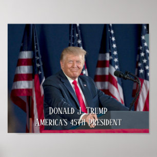 Präsident Donald J. Trump Mt Rushmore-Rede Poster