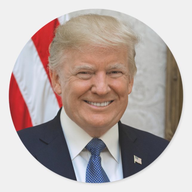 Präsident Donald J. Trump Sticker (Vorderseite)