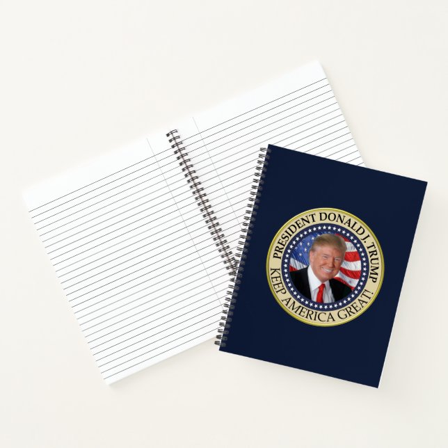 Präsident Donald Trump 2020 Behalte Amerika groß Notizbuch (Innenseite)