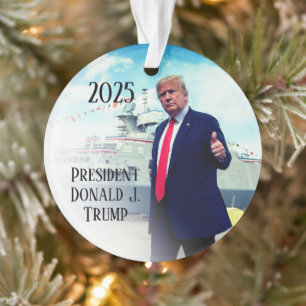 Präsident Donald Trump 2023 stottert das Marinesch Ornament