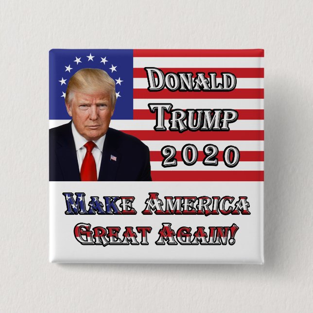 Präsident Donald Trump - Amerika wieder groß mache Button (Vorderseite)