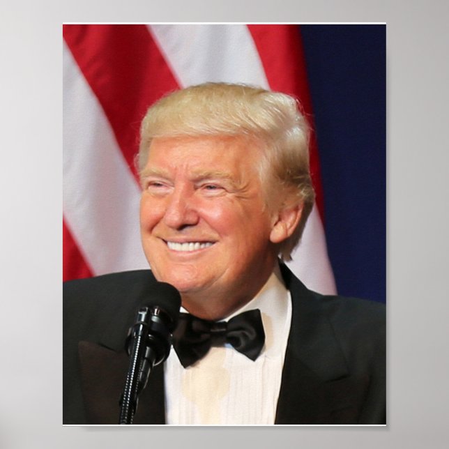 Präsident Donald Trump bei seiner Amtseinführung Poster (Vorne)