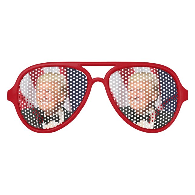 Präsident Donald Trump bei seiner Amtseinführung Sonnenbrille (Vorderseite)