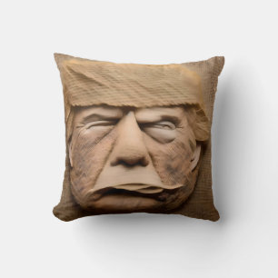 PRÄSIDENT DONALD TRUMP BURLAP DESIGN KISSEN