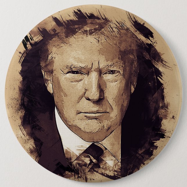 Präsident Donald Trump Button (Vorderseite)