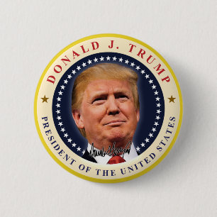 Präsident Donald Trump Einweihung Andenken Button