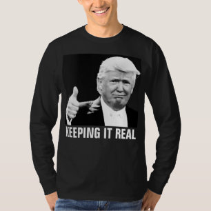 PRÄSIDENT DONALD TRUMP, es behaltend wirkliche T  T-Shirt