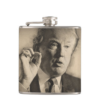 Präsident Donald Trump Flachmann