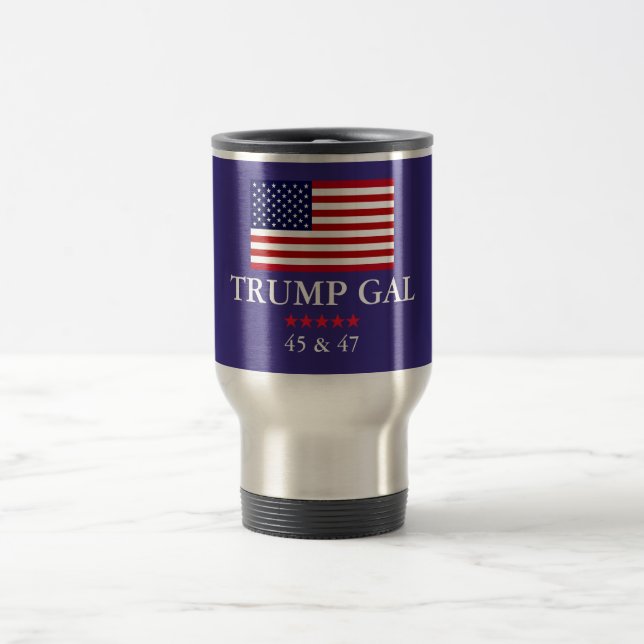 PRÄSIDENT DONALD TRUMP KAFFEREISE MUG REISEBECHER (Mittel)