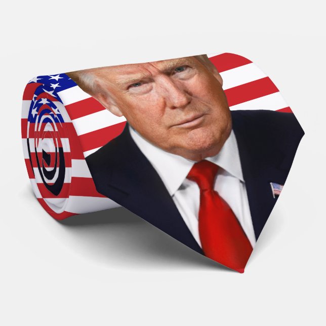 Präsident Donald Trump Krawatte (Gerollt)