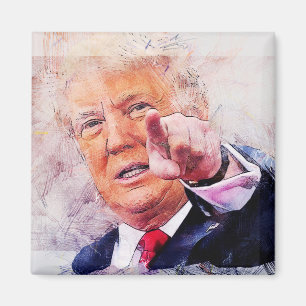Präsident Donald Trump Magnet