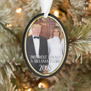 Präsident Donald Trump & Melania 2023 Ornament