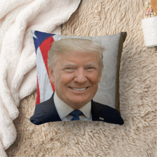 Präsident Donald Trump Offizielles Portrait 2017 Kissen